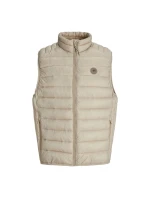 Jack&Jones pánská vesta bez rukávů JJEBRADLEY LIGHT BODYWARMER COLLAR NOO 12280973 CROCKERY