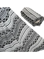 ZAHRADNÍ HAMMAK 1 OSOBA 200x100 cm ETNO S PŘIKRÝVKOU 1063980