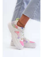 Dámské tenisky Big Star NN274359 s paměťovou pěnou systému Memory Foam v multifunkčním vzoru