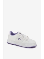 Dámské Tenisky Big Star RR274A245 HI-POLY SYSTEM Bílá-Fialová