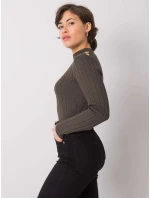 Jumper EM SW MCY02213.91 tmavá khaki