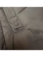 Béžová dámská vypasovaná bunda s kapucí J Style (16M9191-62)