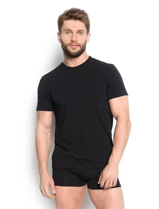 Pánské tričko 18731 Bosco black - HENDERSON Pánské tričko 18731 Bosco black - HENDERSON