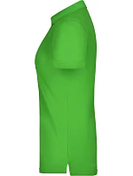 Daiber JN 969 Dámské piqué polo "Plain" 02.0969 lime green/lime green/white