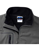 Russell Athletic 520M Pánská 3-vrstvá sportovní softshell bunda 10.520M black Russell Athletic 520M Pánská 3-vrstvá sportovní softshell bunda 10.520M black