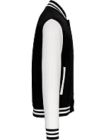Kariban K 497 Unisex college bunda "Teddy" 20.K497 black/white