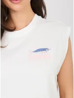 Tričko D12022M02769B bílé Tričko D12022M02769B bílé