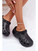 Dámské pěnové pantofle na masivní podrážce Big Star – černé