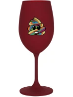 DUHOVÉ VESELÉ EE - bordo sklenice na víno 350 ml