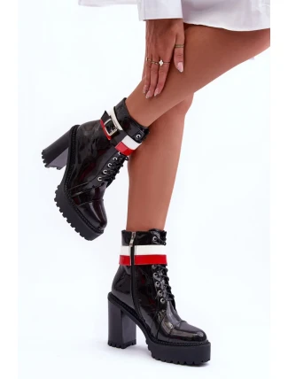 Boty na podpatku  model 185055 Step in style