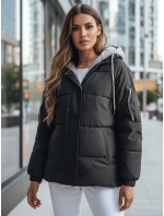 Dámská prošívaná zimní bunda SPACE black FashionStreet TY4070