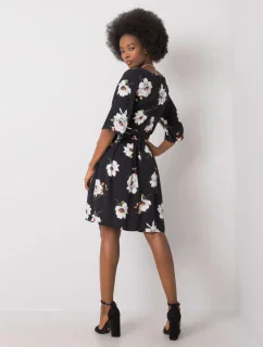 Šaty LK SK 507547.16P černobíle