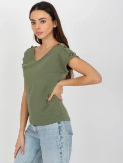 Dámská halenka TW BZ BL 1006.56 khaki - FPrice