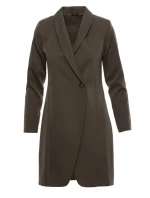 S217 Blejzrové šaty - khaki S217 Blejzrové šaty - khaki