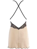 V-10539 béžovo-černá košilka - Axami V-10539 béžovo-černá košilka - Axami