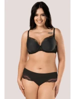 PODPRSENKA PEPITE PUSH UP ČERNÁ