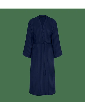 Amourette Jacquard Long Robe - Admiral - TRIUMPH Admiral - TRIUMPH Amourette Jacquard Long Robe - Admiral - TRIUMPH Admiral - TRIUMPH