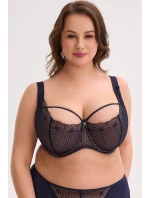 Poloměkká podprsenka Gaia BSM 1323 Veda Maxi Navy blue