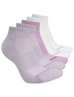 Skechers 5pk Unisex 1/2 Terry Qtr Crew S602095-501 Fialové 35–38