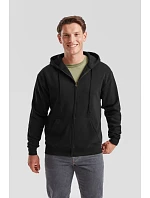 Fruit of the Loom Premium Hooded Sweat Jacket Mikina s kapucí 16.2034 heather grey