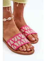 Dámské ploché pantofle Fuchsia Traivea Dámské ploché pantofle Fuchsia Traivea