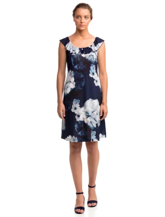 Dámské květované šaty 14464 - Vamp Dámské květované šaty 14464 - Vamp