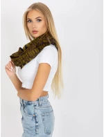 Dámská tunelová šála AT KM S 6162 khaki