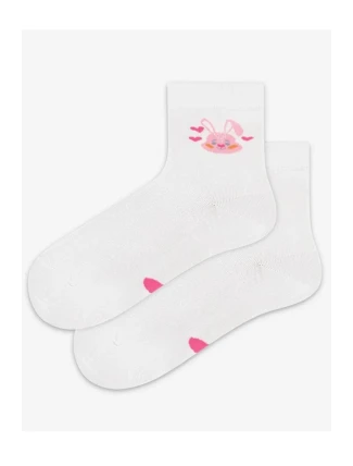 TENKÉ PONOŽKY BARVA 2-6 LET DÍVKY BÍLÁ 21-23 TENKÉ PONOŽKY BARVA 2-6 LET DÍVKY BÍLÁ 21-23