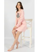 Dámská noční košile s dlouhým rukávem Good vibes