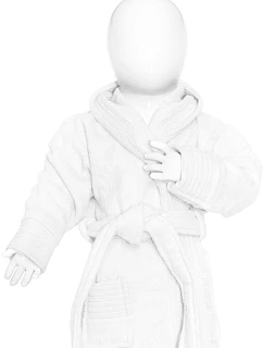 The One Towelling Baby Bathrobe Dětský župan 48.1007 white