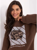 Mikina MI BL 4216.15 hnědá