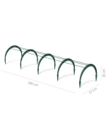 PODLAHOVÝ TUNEL 240CM GREEN FORESTRY pro děti