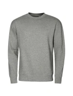 Crew mikina unisex tmavě šedý melír