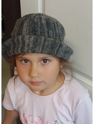 Dámský vlněný klobouček CZ17517-3 šedý melange - Art of Polo Dámský vlněný klobouček CZ17517-3 šedý melange - Art of Polo