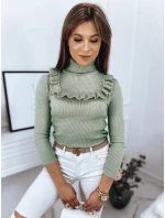 Dámský svetr NOAH světle zelený FashionStreet MY1406 Dámský svetr NOAH světle zelený FashionStreet MY1406
