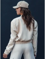 Dámská bunda bomber PRIEV béžová FashionStreet TY4306