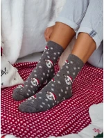 Milena ponožky 1283-039 Buldoci a sněhové vločky 37-41