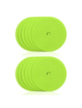 Ploché terénní značky - kulaté 15 cm - 12x zelené SMJ sport ZPO-G