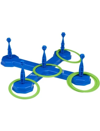RINGO HÁZECÍ KRUH S TERČEM 7 KUSŮ DĚTSKÁ ARKÁDOVÁ HRA ZAHRADA