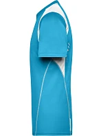 Daiber JN 397 Pánské běžecké tričko 02.0397 turquoise/white Daiber JN 397 Pánské běžecké tričko 02.0397 turquoise/white