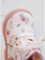 Dětské zateplené boty na zip Růžové Dolida Dětské zateplené boty na zip Růžové Dolida