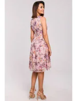 S225 Šifonové šaty s hlubokým výstřihem - model 2 S225 Šifonové šaty s hlubokým výstřihem - model 2