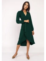 Dámské šaty Suk160 tmavě zelené - Lanti Dámské šaty Suk160 tmavě zelené - Lanti