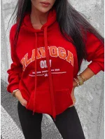 Dámská mikina 286148 červená - Ola Voga Dámská mikina 286148 červená - Ola Voga