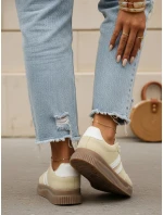 Dámské tenisky na silné podrážce žluté FashionStreet ZY1400