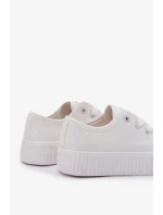 Dětské plátěné tenisky Big Star - bílé