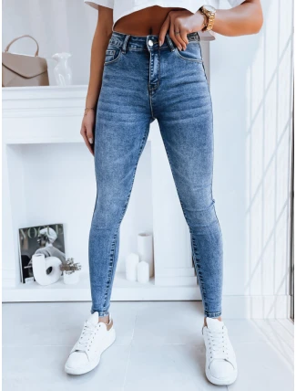 Dámské džínové kalhoty DIVERIO tmavě modré FashionStreet UY1748