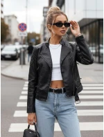 ERIPA dámská kožená bunda ramones černá FashionStreet TY4194