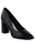 Černé lodičky na jehlovém podpatku černé Sergio Leone PB216