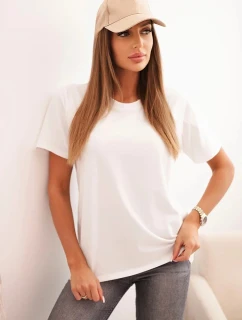 Dámská bavlněná blůza klasického střihu ecru